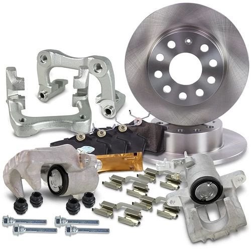 Remklauw Vw Golf 5 6 remschijven remblokken Audi A3 Seat Sko, Neuf, -, Origine de la pièce connue, -