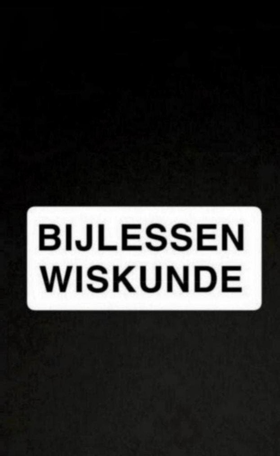 Bijlessen wiskunde, Ophalen