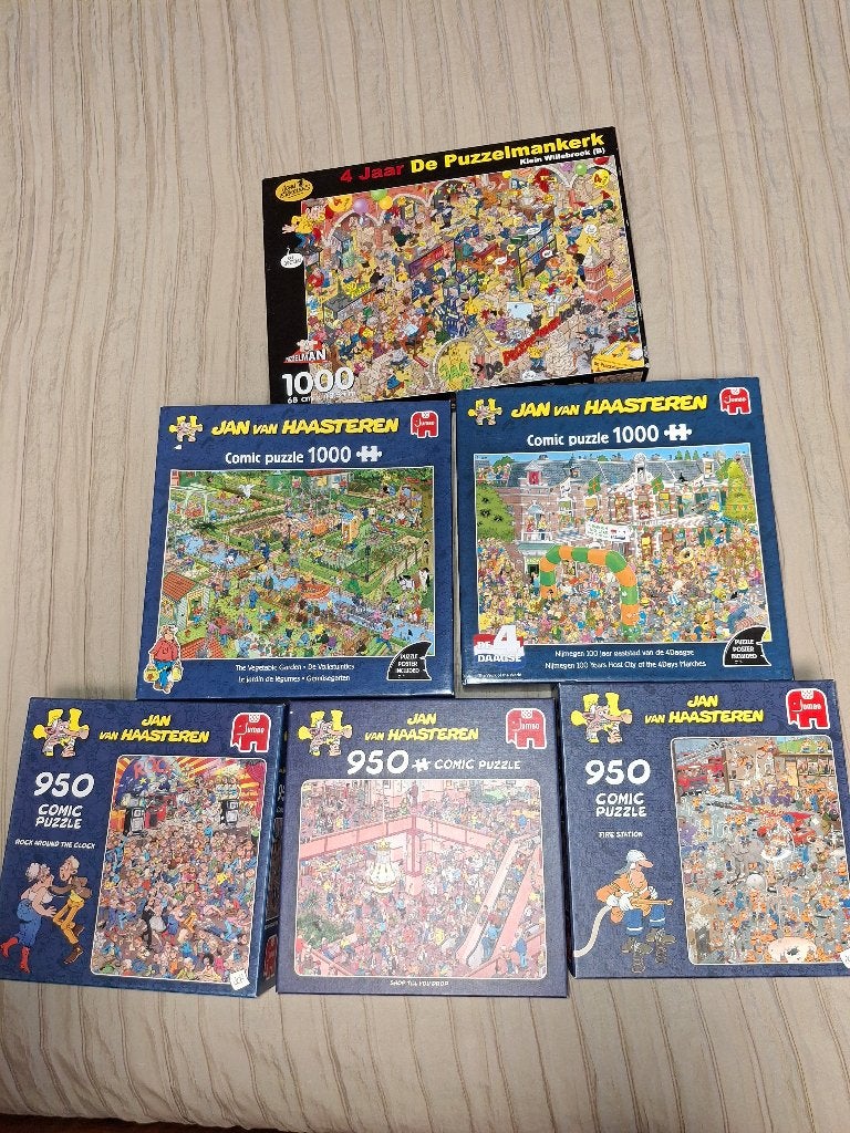 Van haasteren puzzels, Ophalen, Zo goed als nieuw