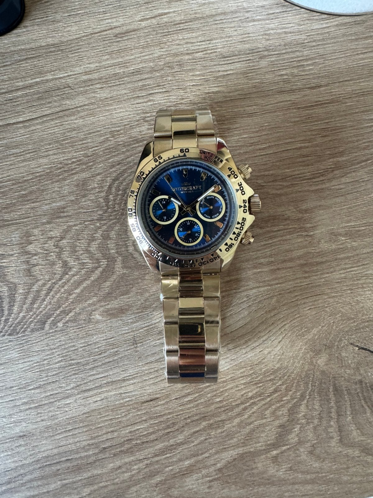 Ongebruikte rotorcraft goud/blauw, Ophalen, Zo goed als nieuw