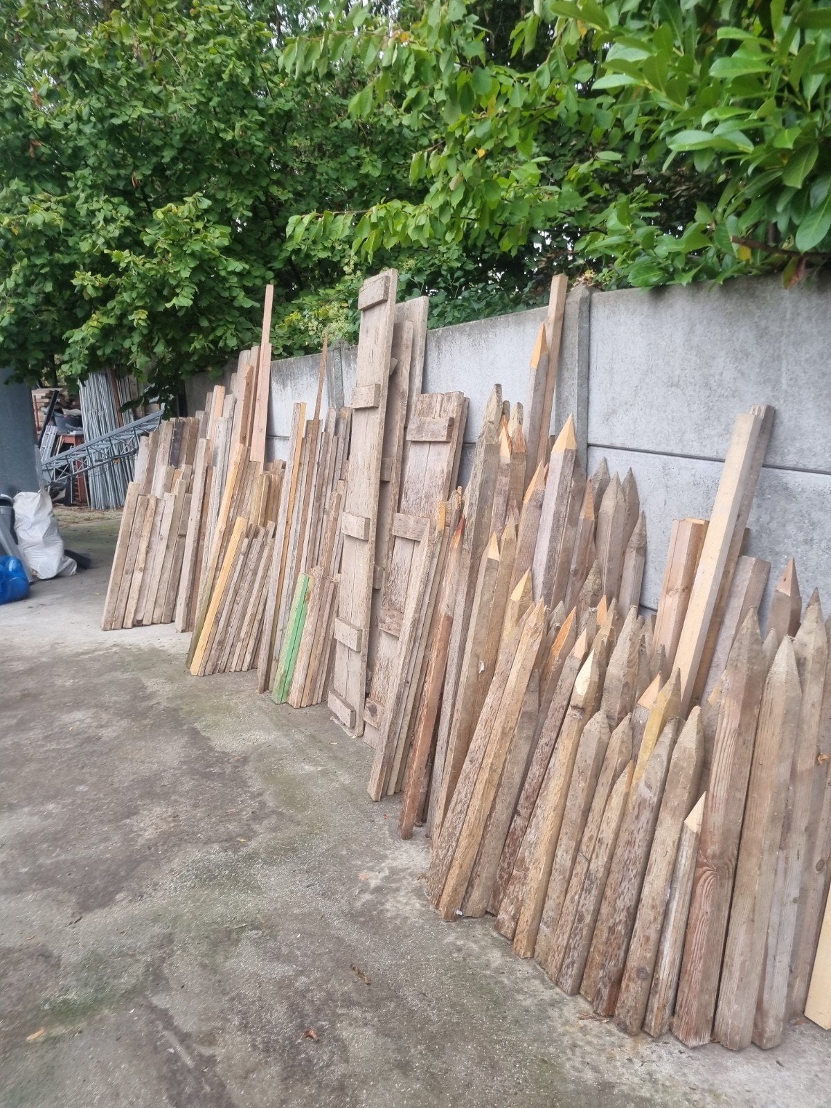 lot hout, Ophalen, Balken