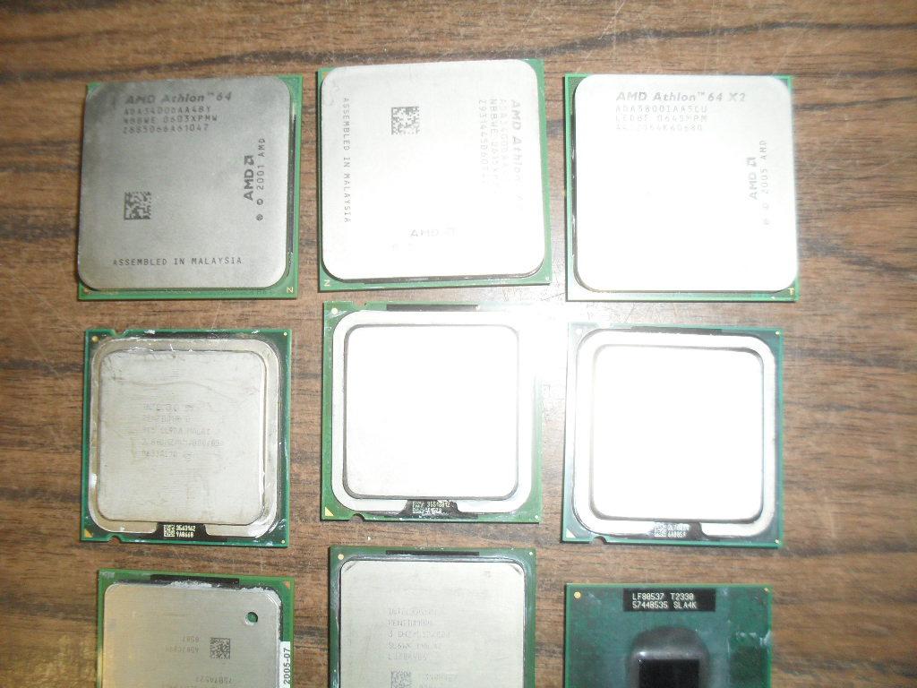 lot 17 processeurs informatique Intel , AMD, Enlèvement, Utilisé