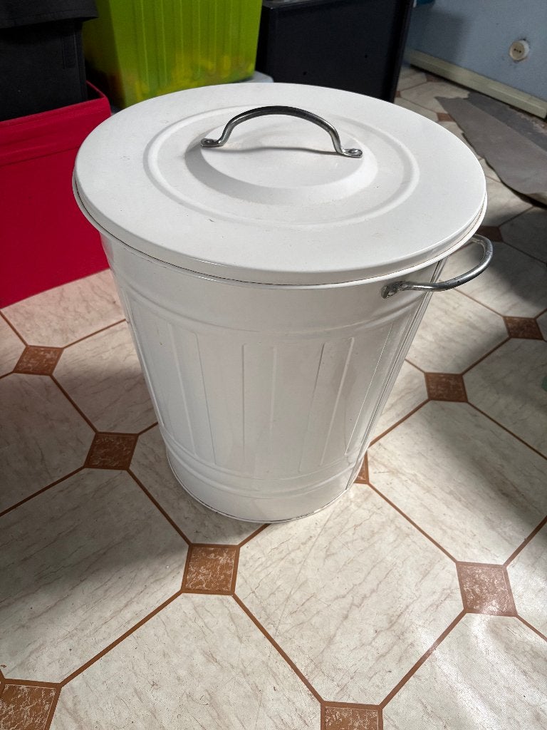 Poubelle IKEA Knodd, Huis en Inrichting, Woonaccessoires | Prullenbakken, Ophalen, Gebruikt, 50 tot 75 cm, Metaal