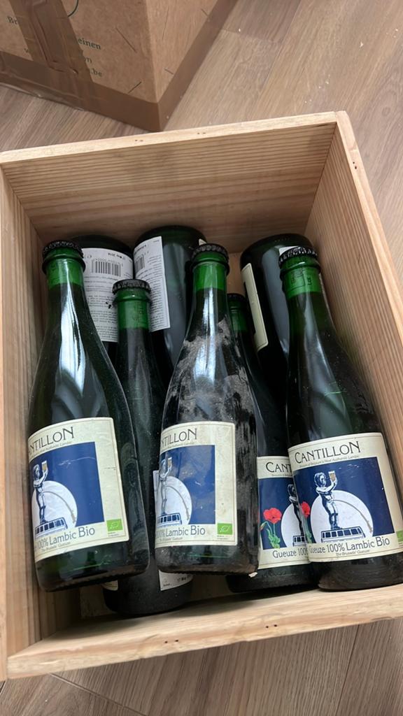 Cantillon Vintage Gueuze 37.5cl, Verzamelen, Ophalen, Zo goed als nieuw, Flesje(s)