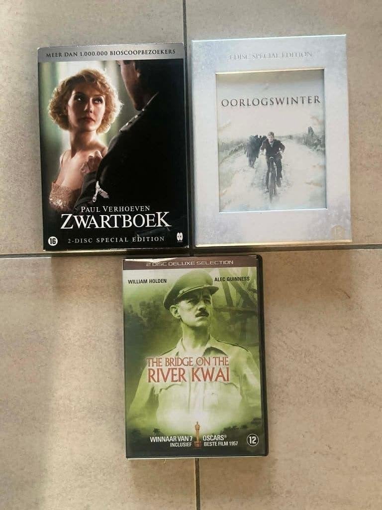 3 dvd's oorlog: bestsellers, Vanaf 12 jaar, Ophalen of Verzenden, Zo goed als nieuw