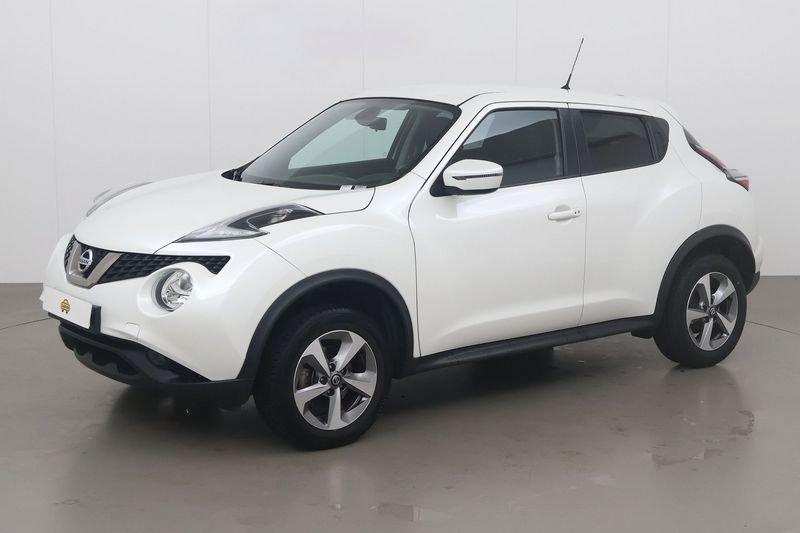 Nissan Juke n-connecta dig-t 115 2wd, Auto's, Gebruikt, 4 cilinders, Overige bekleding, Wit