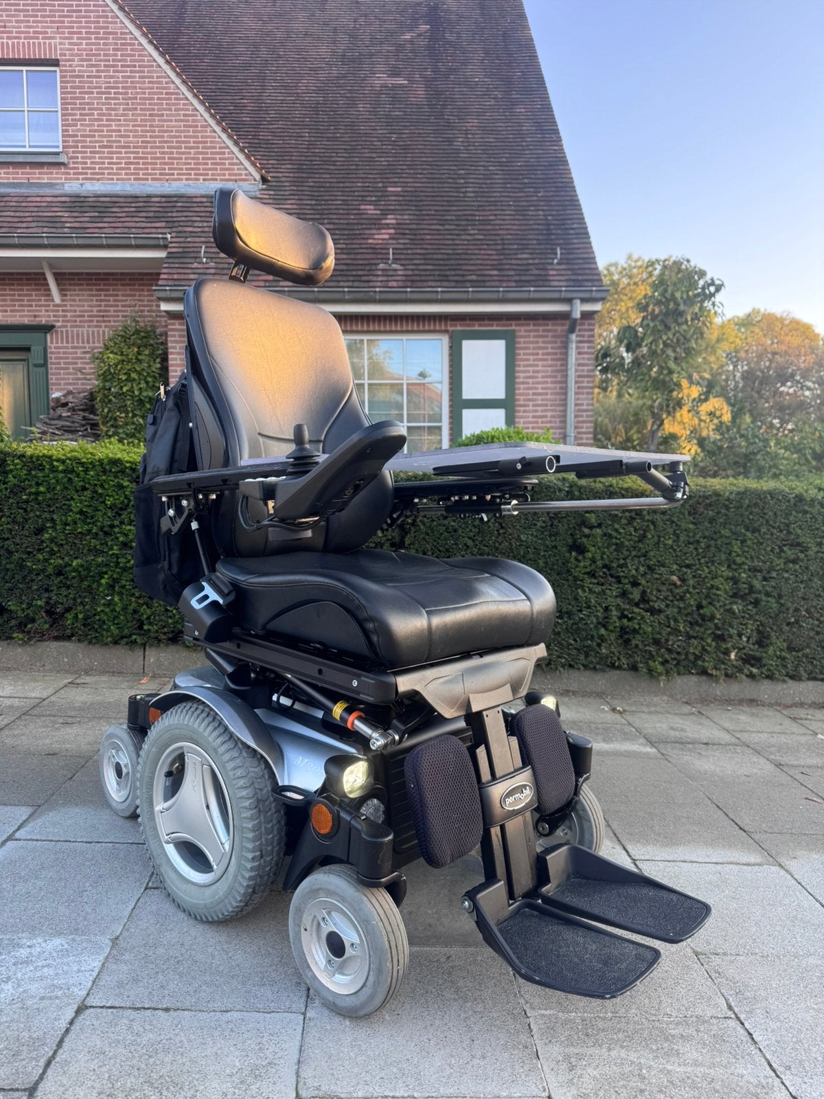 Fauteuil roulante permobil chaise électricité très bon état, Enlèvement ou Envoi, Pliant, Comme neuf, Fauteuil roulant électrique