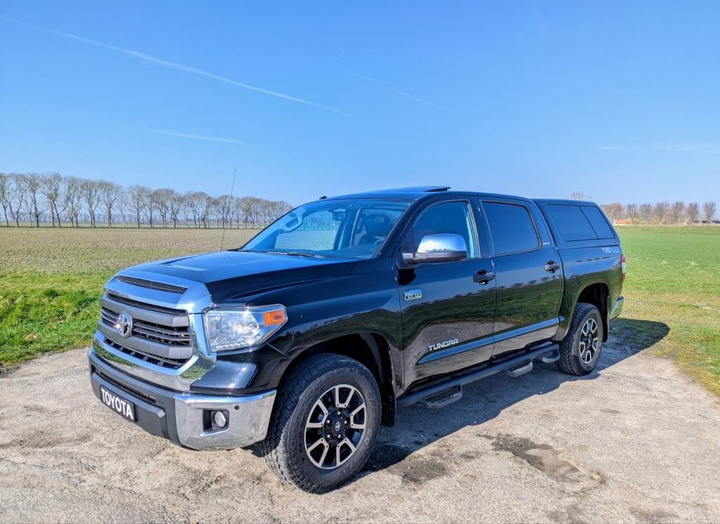 Toyota Tundra 5.7 V8 CrewMax 4x4 LPG 2015 Belgisch kenteken, Autos, Cuir, Achat, Euro 6, Entreprise