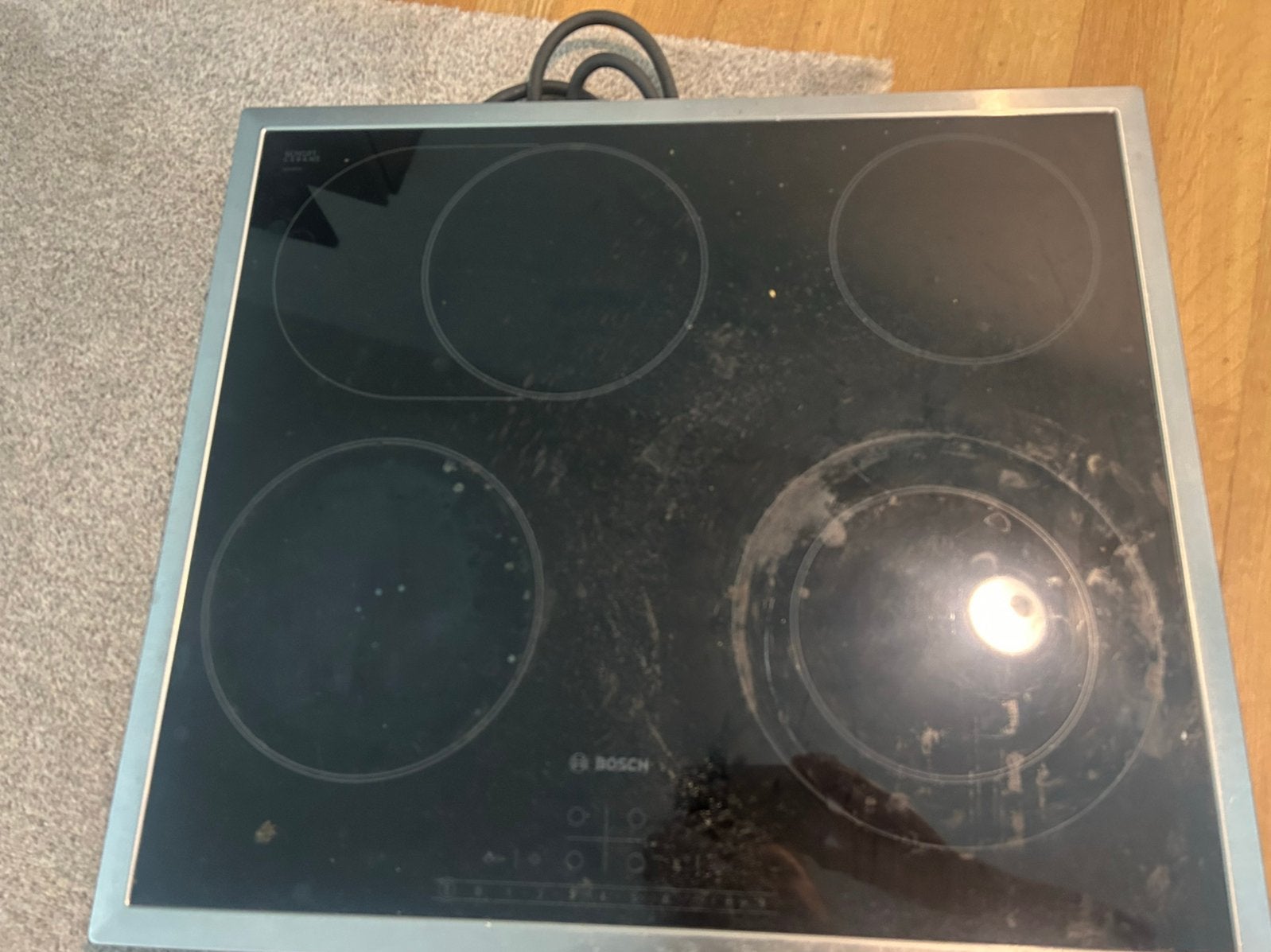BOSCH vitro keramische plaat 60 cm als nieuw, Elektronische apparatuur, Ophalen, Zo goed als nieuw
