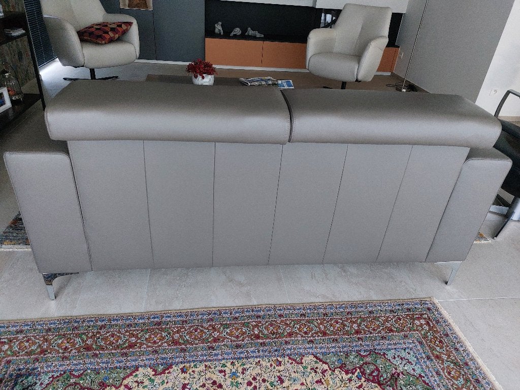 lederen zetel, Ophalen, 150 tot 200 cm, Driepersoons, 75 tot 100 cm