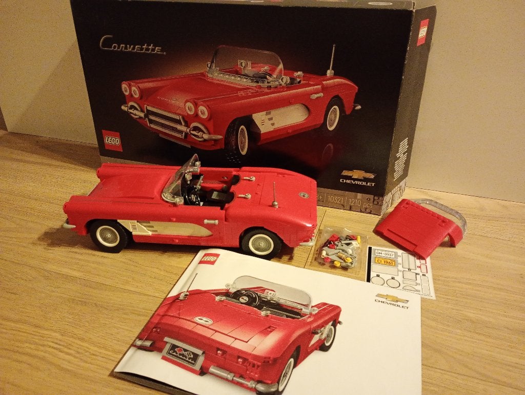 LEGO - 10321 - Corvette, Compleet, Gebruikt, Lego, Ophalen of Verzenden