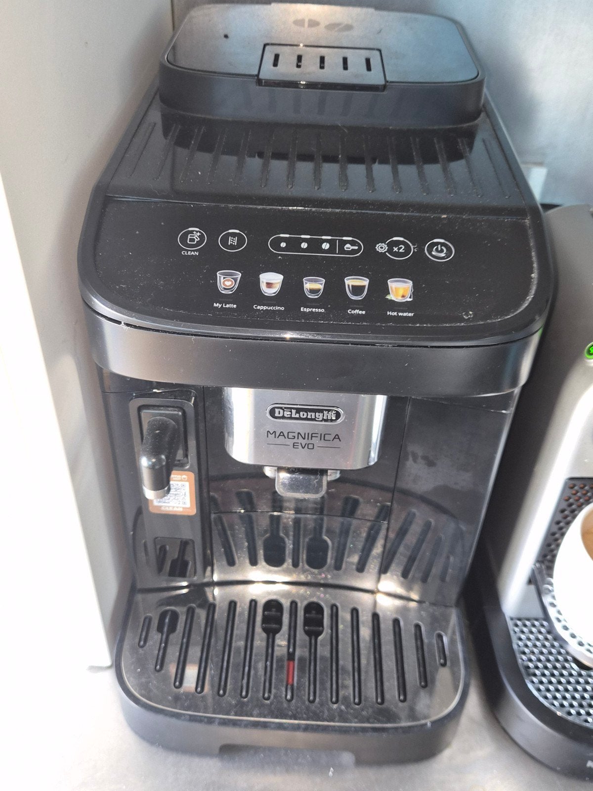 koffie machine delonghi magnification evo, Enlèvement, Comme neuf, De'Longhi, Grains de café