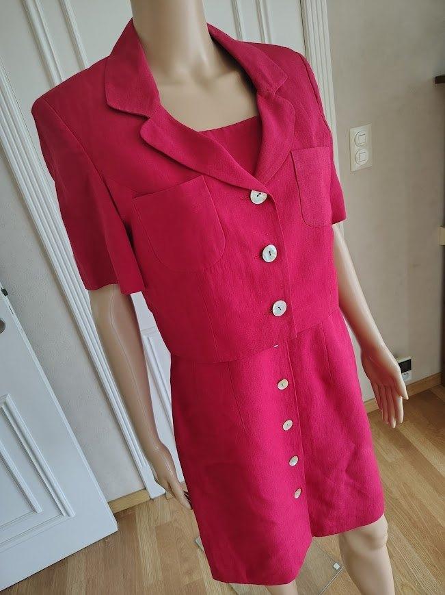 vintage jurk + bijhorend vestje  als nieuw, Envoi