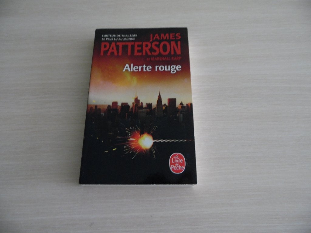 ALERTE ROUGE       JAMES PATTERSON, Enlèvement ou Envoi, Comme neuf, James Patterson., Amérique