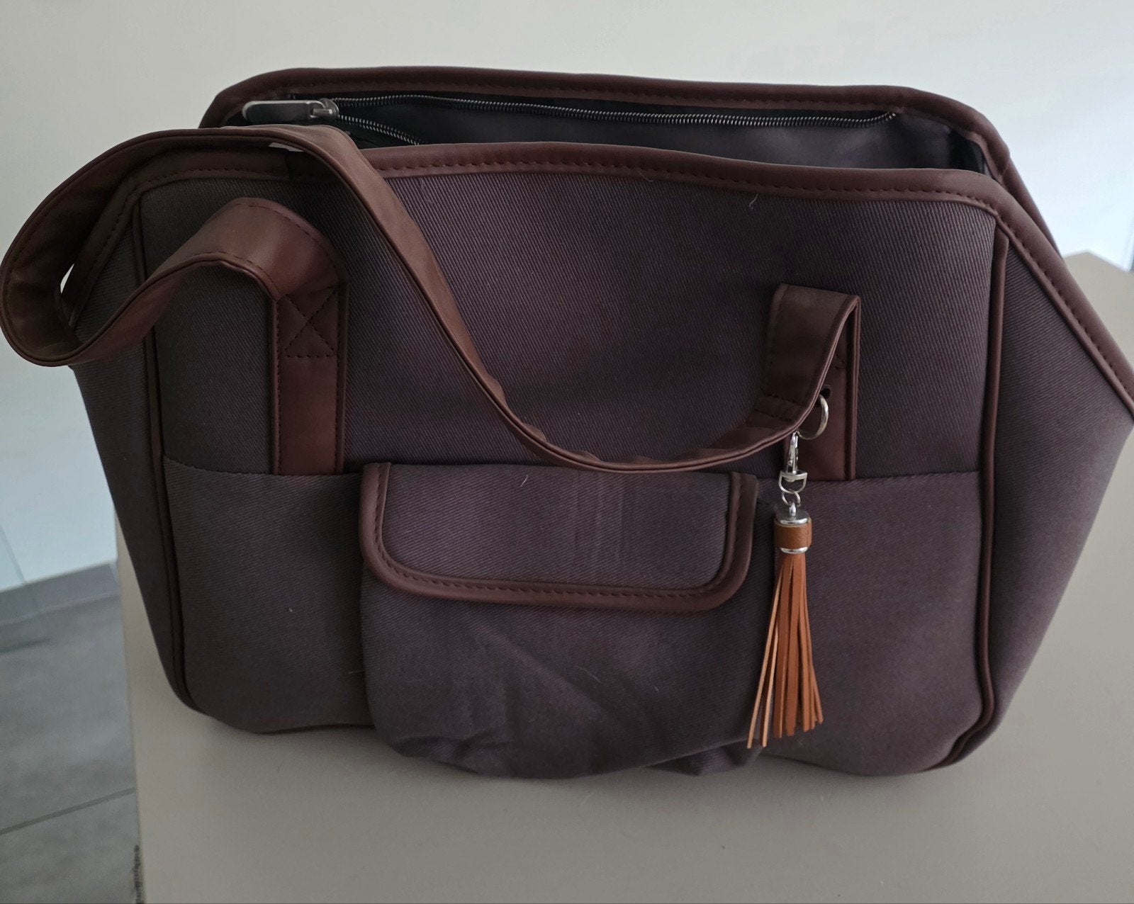 Hondendraagtas, bruin, Animaux & Accessoires, Paniers pour chiens, Enlèvement, Neuf, Autre