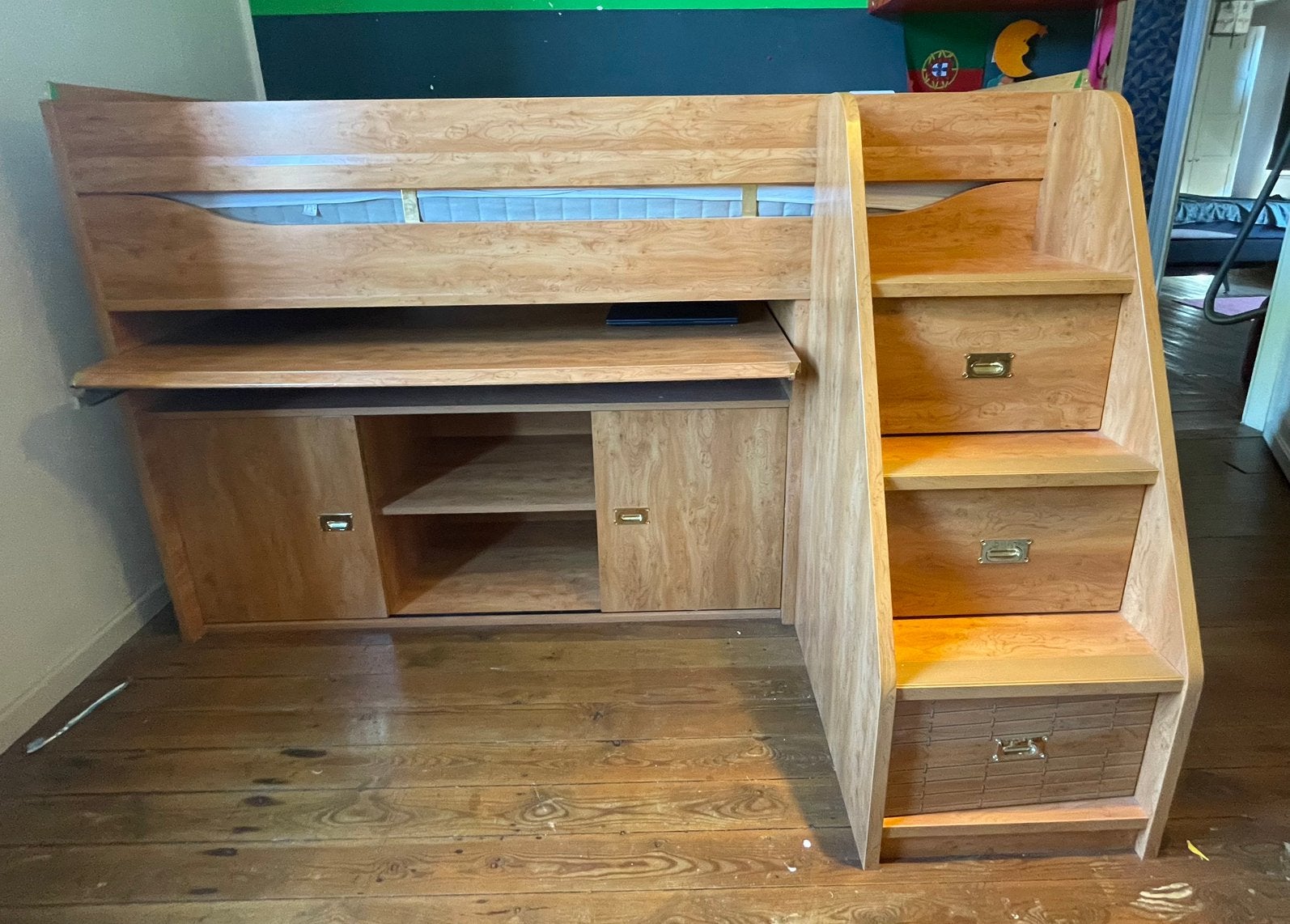 Kinderslaapkamer Gaultier, Kinderen en Baby's, Kinderkamer | Stapelbedden en Hoogslapers, Ophalen, Zo goed als nieuw