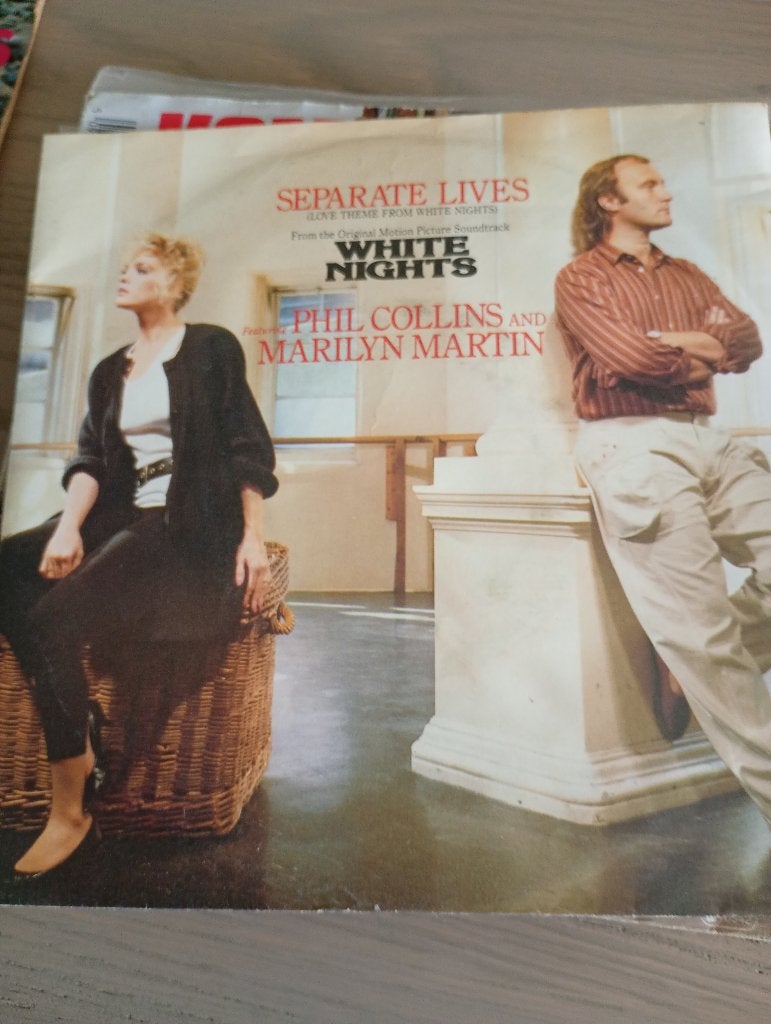 Phil Collins - Separate lives, Cd's en Dvd's, Vinyl Singles, Gebruikt, Verzenden, 7 inch, Fotohoes
