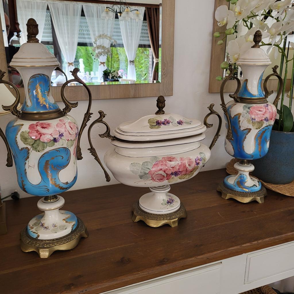 Prachtige porceleijn set grote set ongewer 60 cm, Ophalen