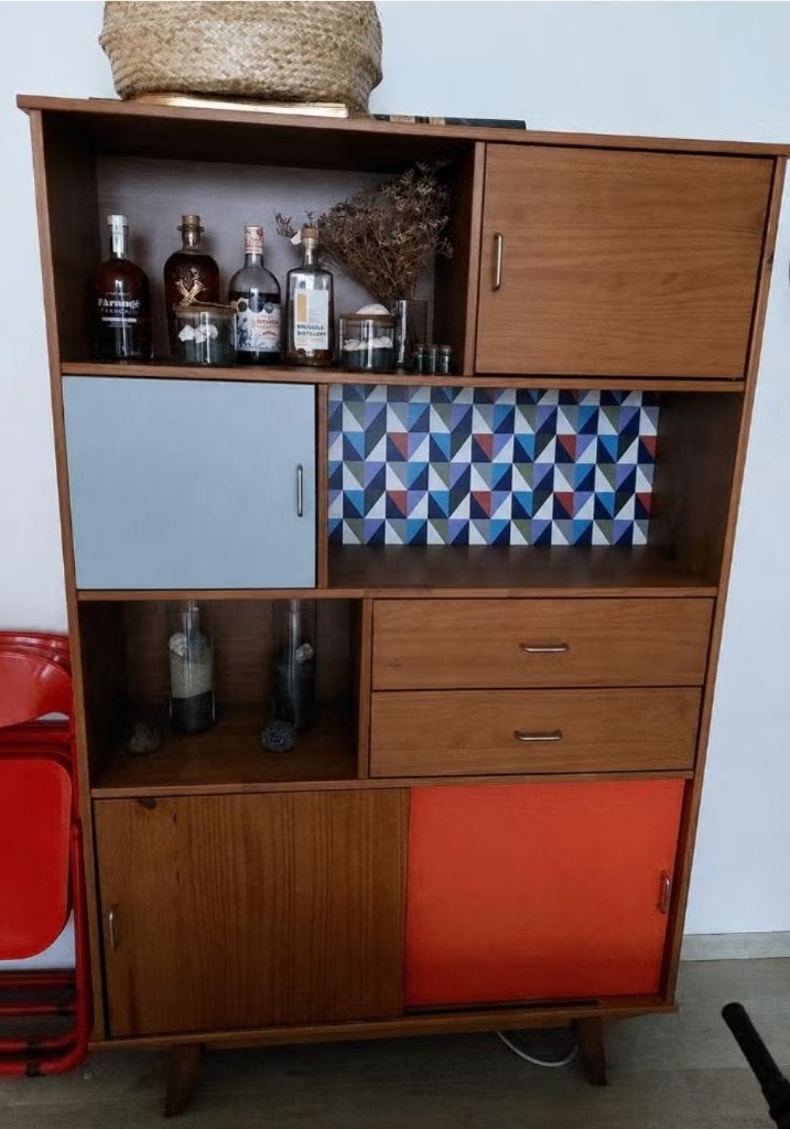 Buffet haut et bas Paulette, Maison & Meubles, 25 à 50 cm, Avec tablette(s), 100 à 150 cm, Utilisé