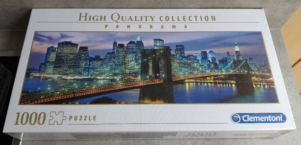 puzzel clementoni new york 1000 stuks, Ophalen of Verzenden, 500 t/m 1500 stukjes, Nieuw, Legpuzzel