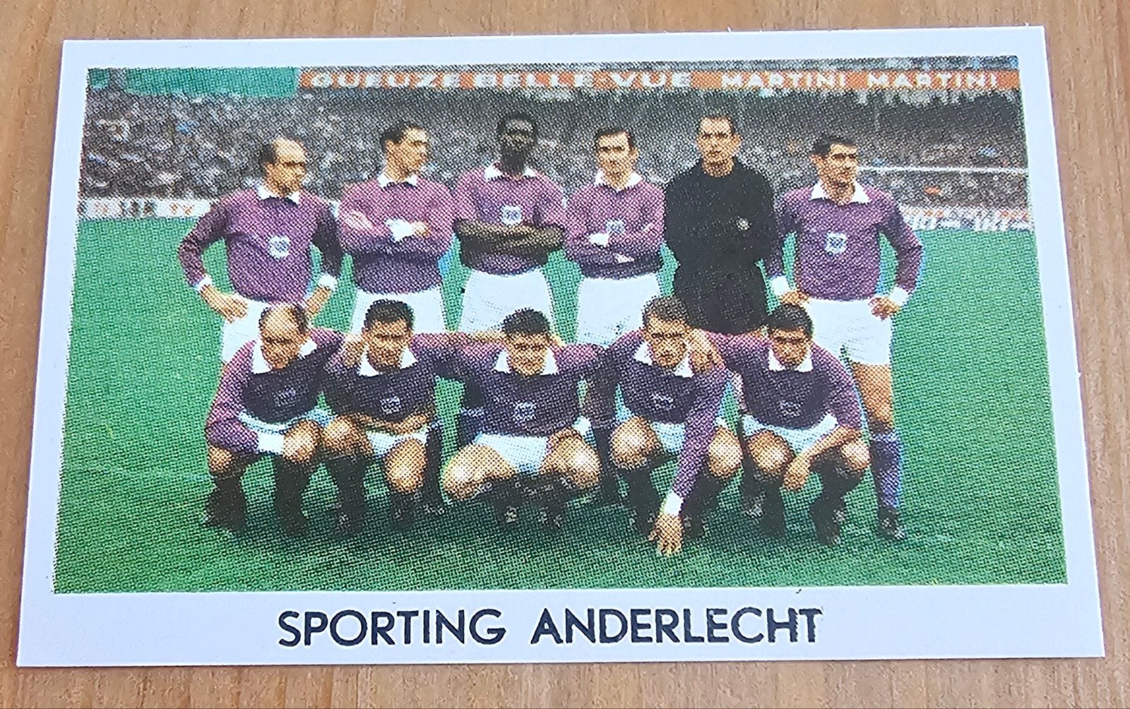 1967 Monty (pré panini) Football inutilisé de l'équipe d'And, Hobby & Loisirs créatifs, Autocollants & Images, Comme neuf, Image