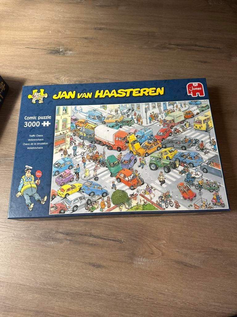 Puzzel Jan van Haasteren Verkeerschaos 3000 stuks, Enlèvement, Utilisé
