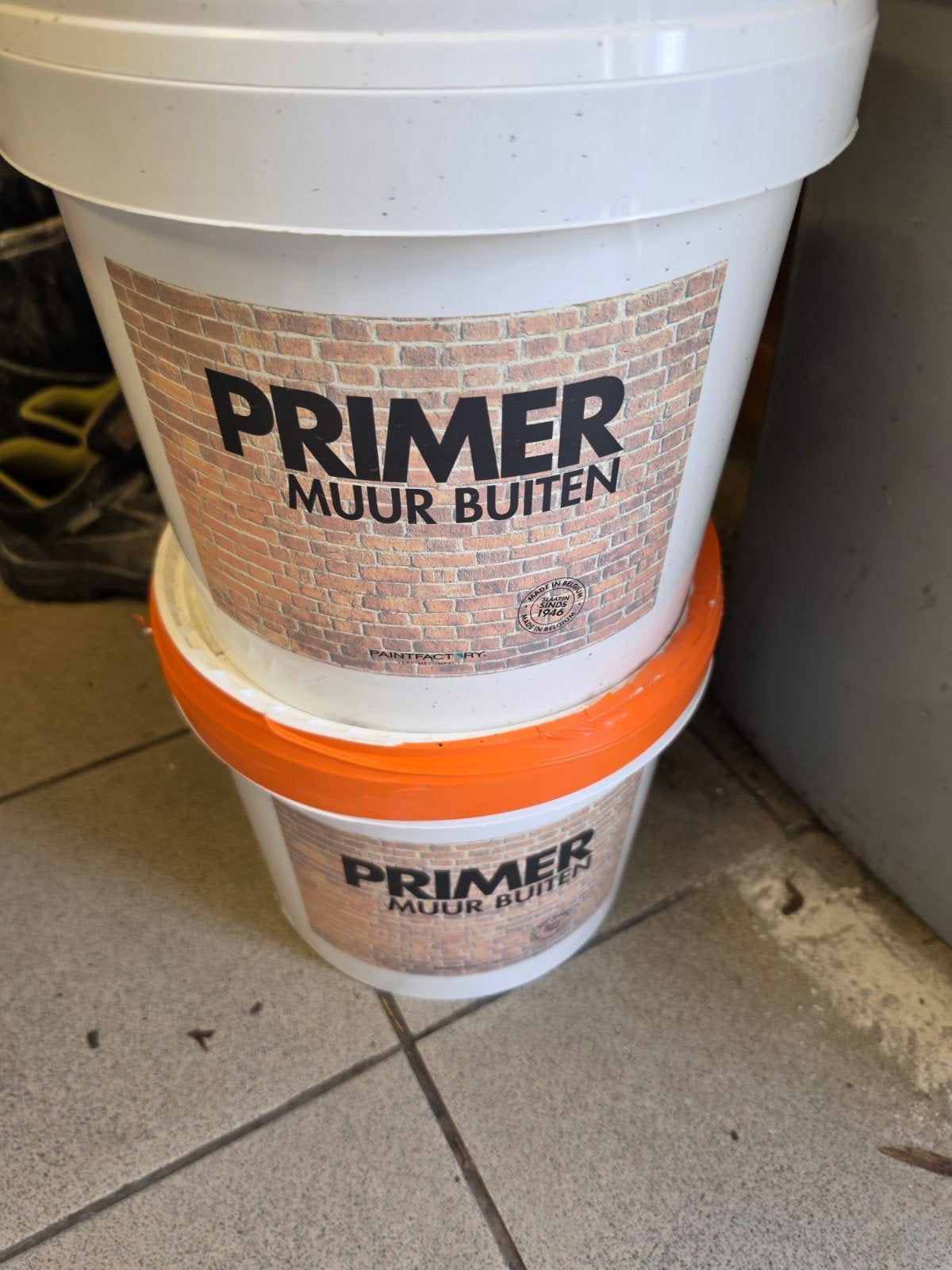 Primer buitenmuur, Bricolage & Construction, Peinture, Vernis & Laque, Enlèvement, Blanc