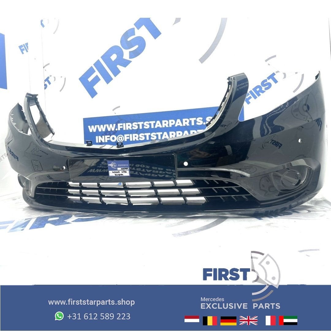 W447 VITO BUMPER A4478850825 Mercedes VITO VOORBUMPER ZWART, Utilisé, -, Avant, -