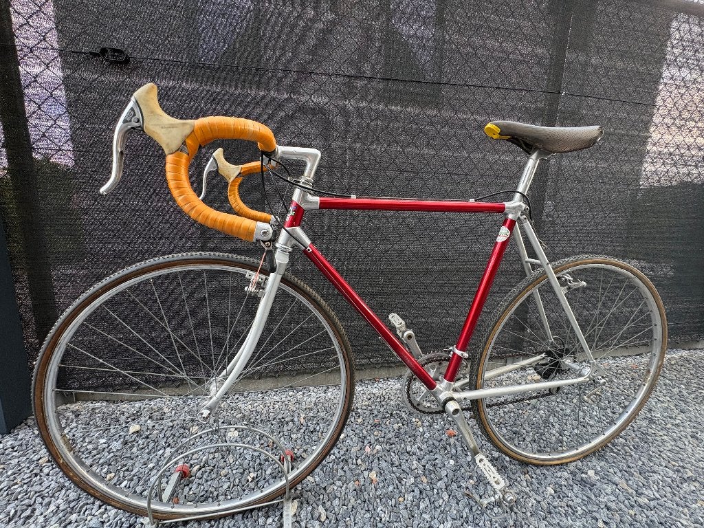 Retro alan cyclocross fiets, Fietsen en Brommers, Ophalen, 28 inch, Staal, Velgrem