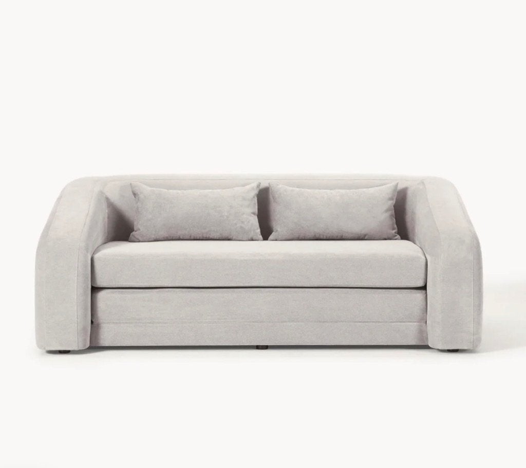 Canapé convertible 2 places, 75 à 100 cm, Comme neuf, Enlèvement, Moderne et pratique