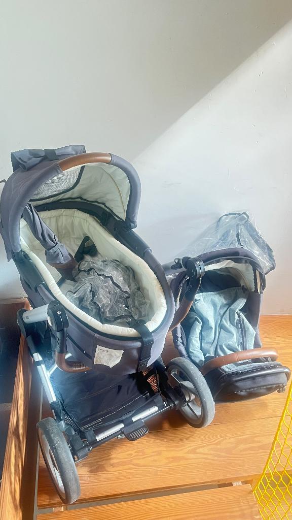 Mutsy Evo - set, Tige de poussée réglable, Poussette combi, Enlèvement, Utilisé
