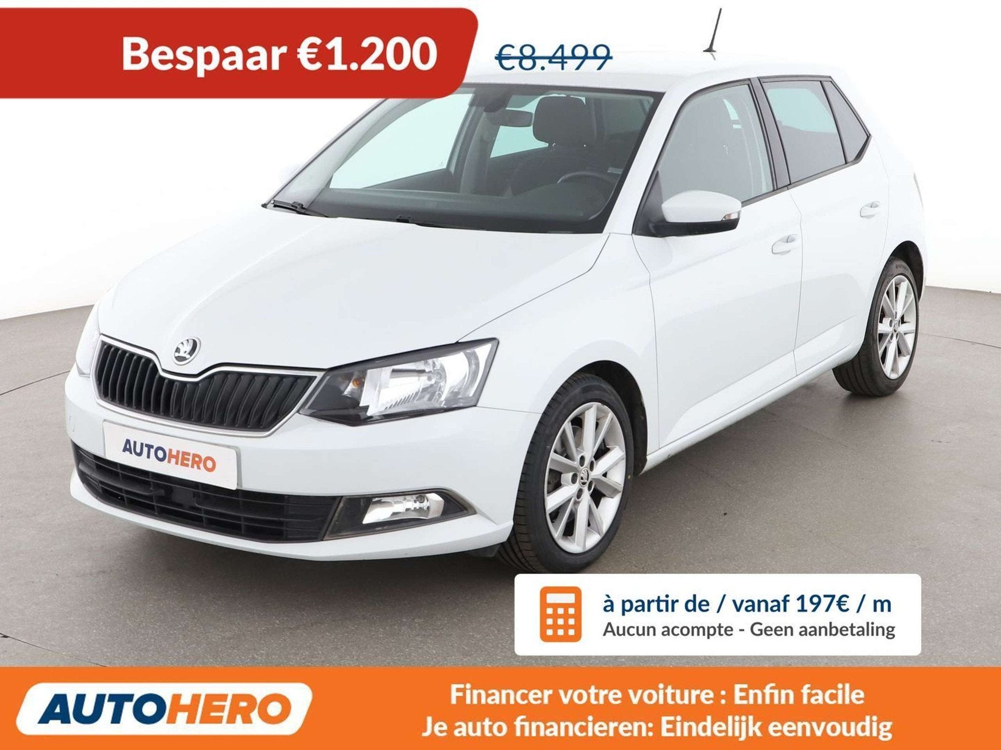Skoda Fabia 1.2 TSI Ambition (bj 2016), Auto's, Voorwielaandrijving, Stof, Gebruikt, Electronic Stability Program (ESP)