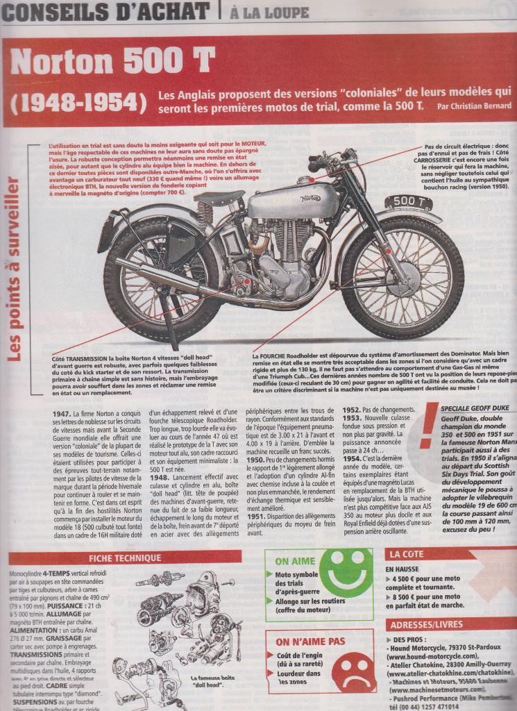 Moto Norton 500 T Trial collection, Verzenden, Gelezen