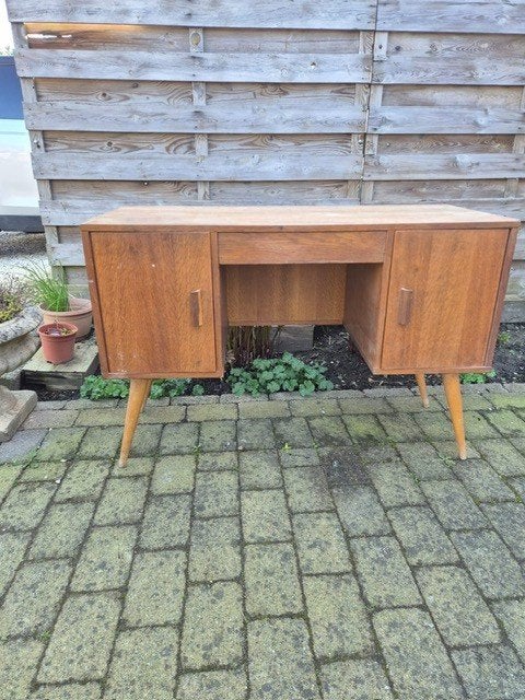 vintage bureau 1965, Huis en Inrichting, Kasten | Vitrinekasten, Ophalen, Gebruikt, Vintage, Met lade(s)