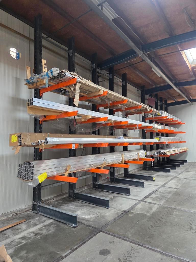 Br draagarmstelling enkelzijdig 5.0x1.2m gebruikt als nieuw!, Enlèvement