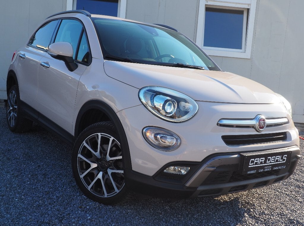Fiat 500x 4x4 2.0D EURO 6b *AUTOMAAT * GPS *LEDER *CAMERA*, Auto's, Fiat, Bedrijf, Te koop, 500X, 4x4, Achteruitrijcamera, Airbags
