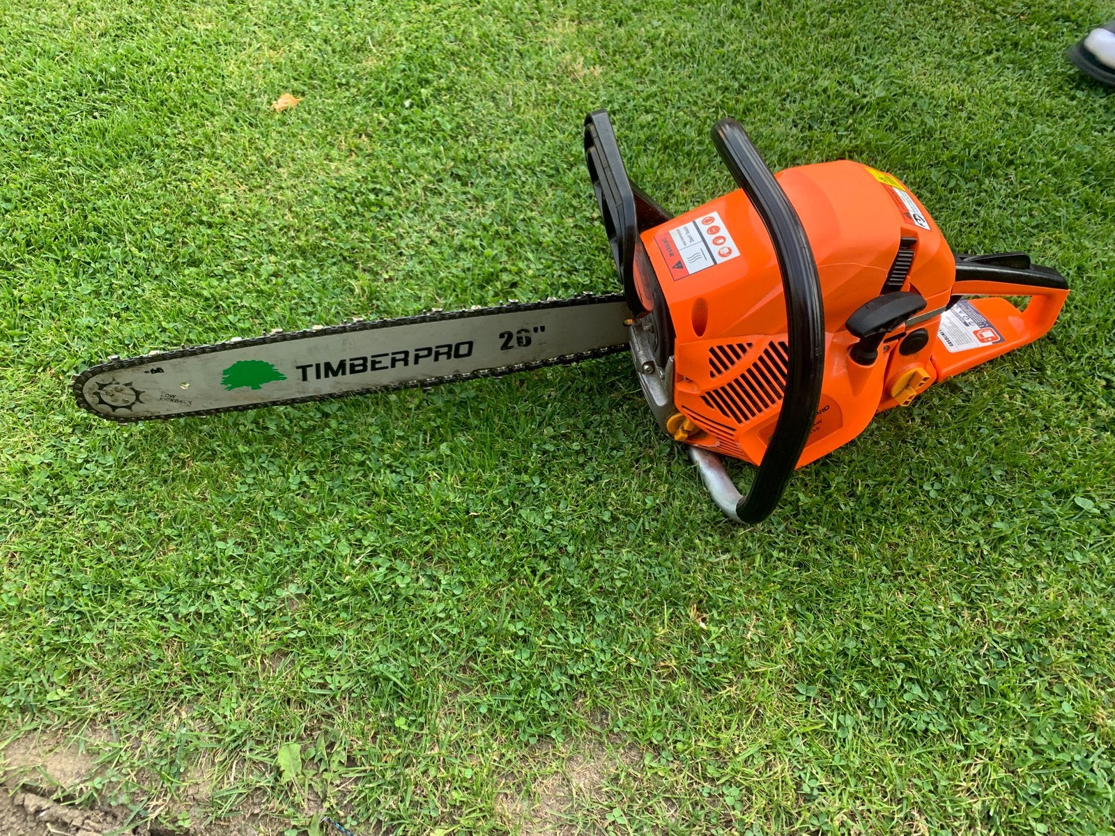 Kettingzaag Timberpro, Ophalen