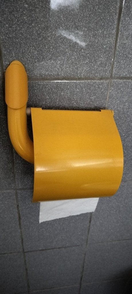 badkamer accessoires, Huis en Inrichting, Ophalen, Gebruikt, Geel, Toilet-accessoire