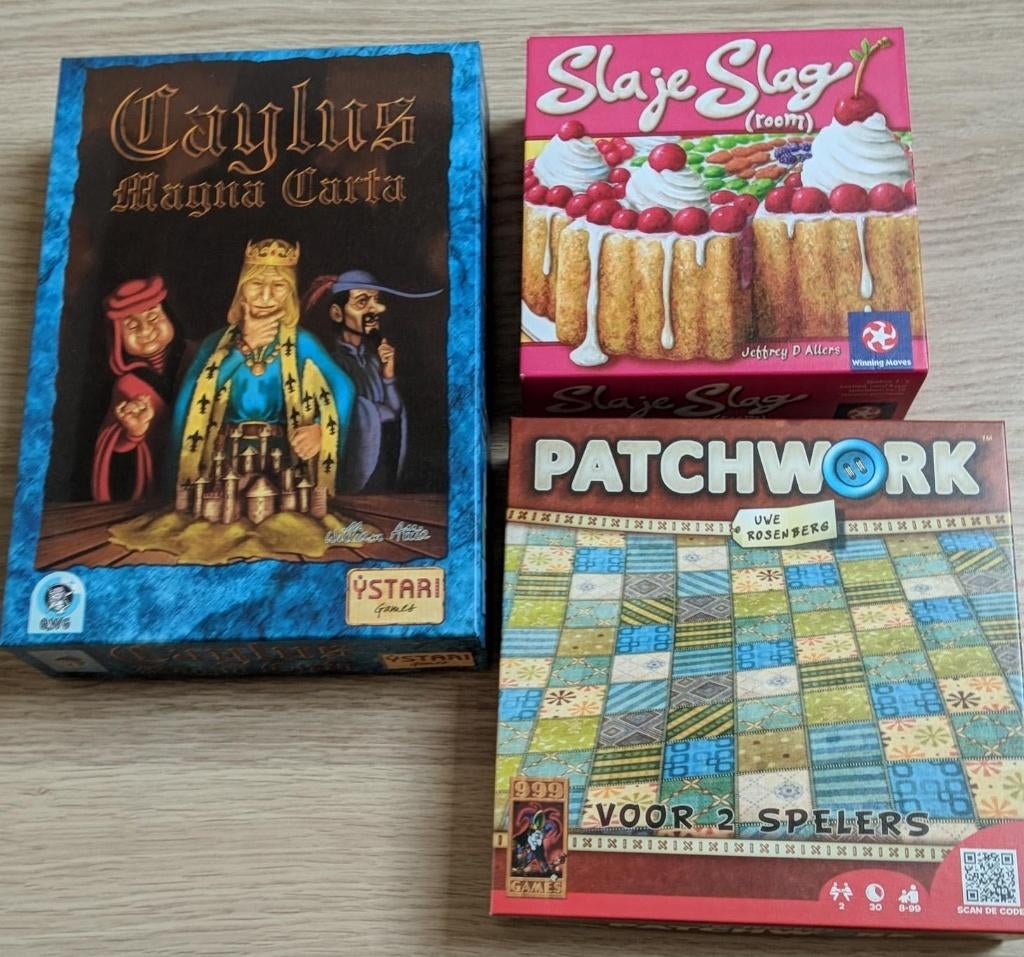 Caylus kaartspel & Sla je Slag(room) & Patchwork, Hobby en Vrije tijd, Ophalen of Verzenden, Zo goed als nieuw