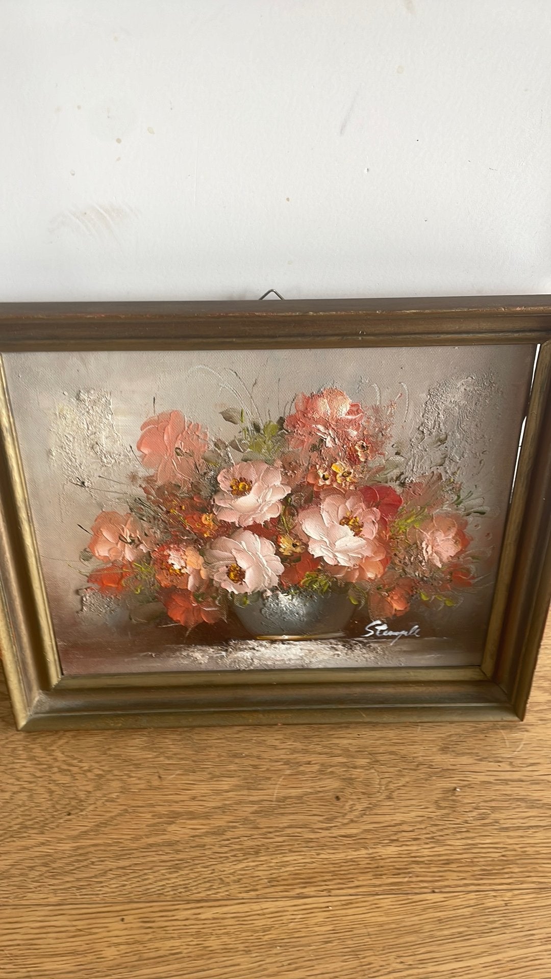 Peinture a l’huile, Antiquités & Art, Cadre spécial, Peinture à l'huile, Enlèvement, Toile
