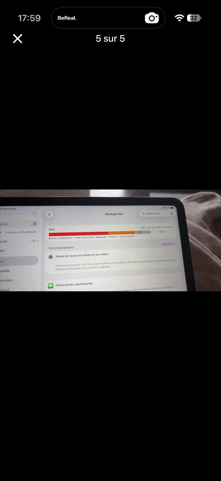 Ipad bleu 2024, Enlèvement ou Envoi, Apple iPad, 11 pouces, Comme neuf