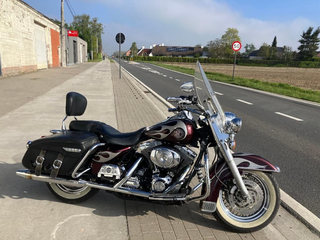 harley davidson road king classic 1450 45000km met garantie, Motoren, 2 cilinders, Occasion, Motorrijbewijs A, Bedrijf