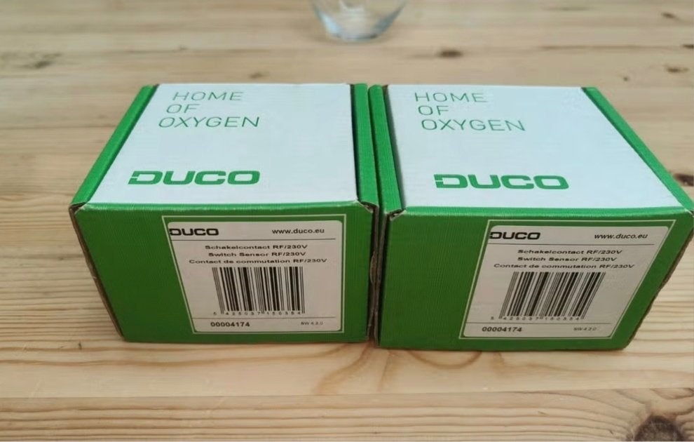 Duco D schakelcontact ventilatie RF/230V, Ophalen of Verzenden, Nieuw