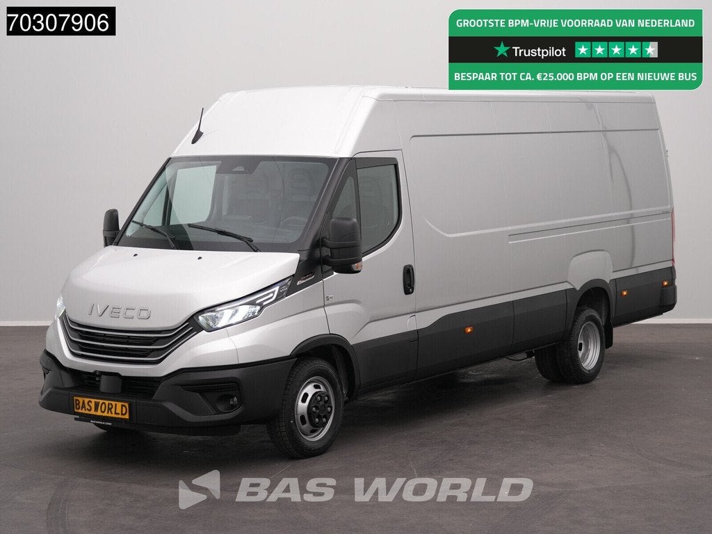 Iveco Daily 35C21 3.0L Automaat L3H2 210PK Dubbellucht ACC L, Stof, Euro 6, 4 cilinders, Bedrijf