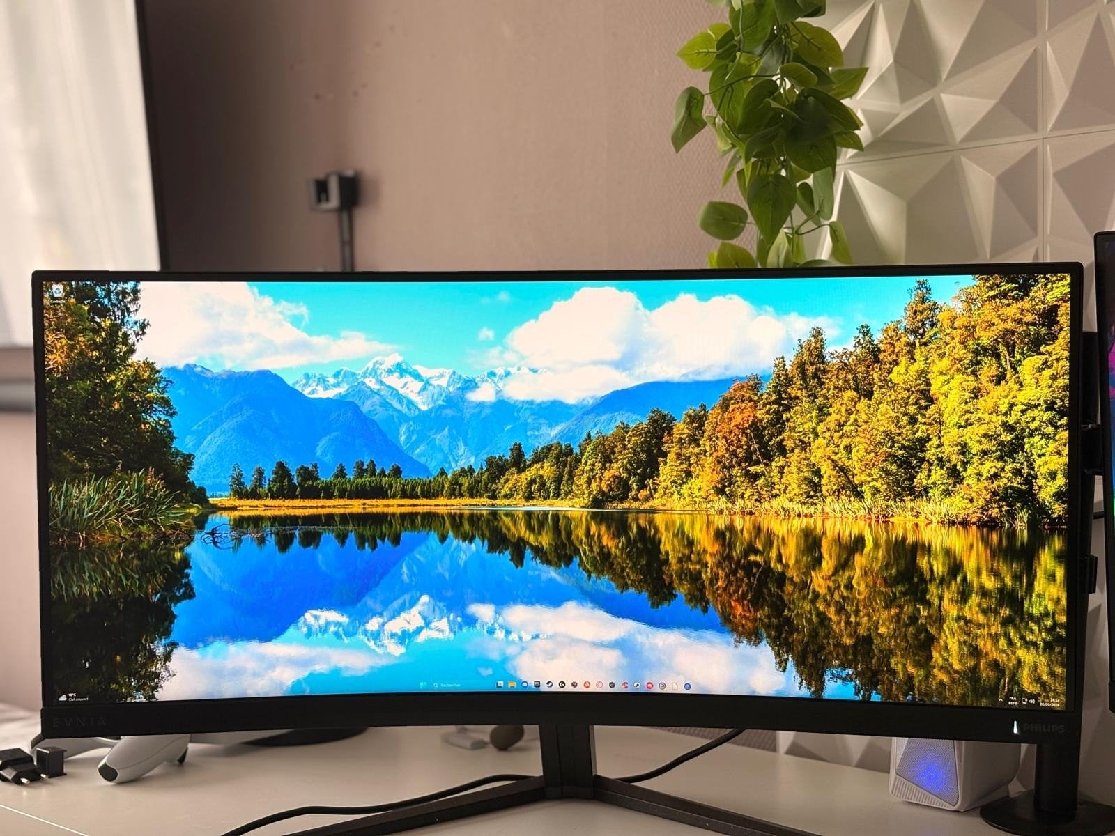 Écran gaming Philips Evnia 34” 180 Hz, Philips, 80 à 100 cm, Enlèvement, LCD