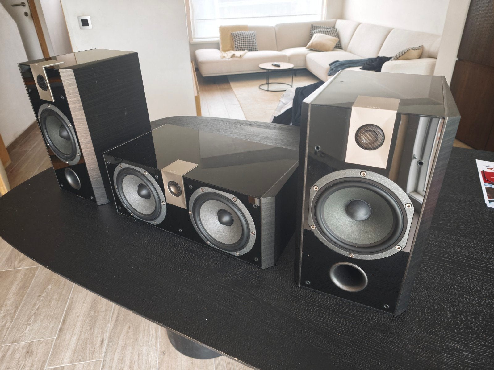 Haut-parleurs 390 W passifs, Enlèvement