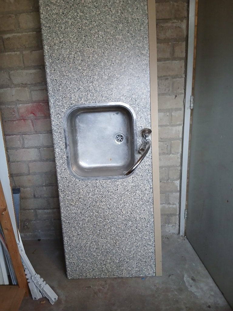 keukenblad, Huis en Inrichting, Ophalen, Gebruikt, 50 tot 75 cm, Meerkleurig