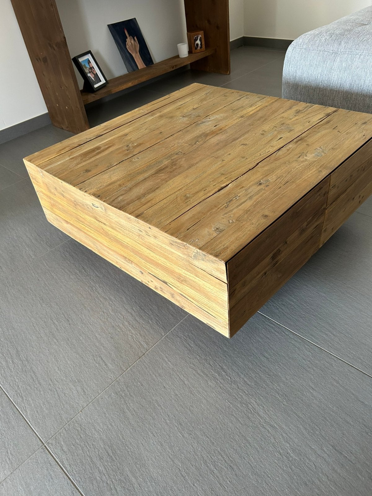 Salon tafel 81x81 36H, Huis en Inrichting, Ophalen, Zo goed als nieuw