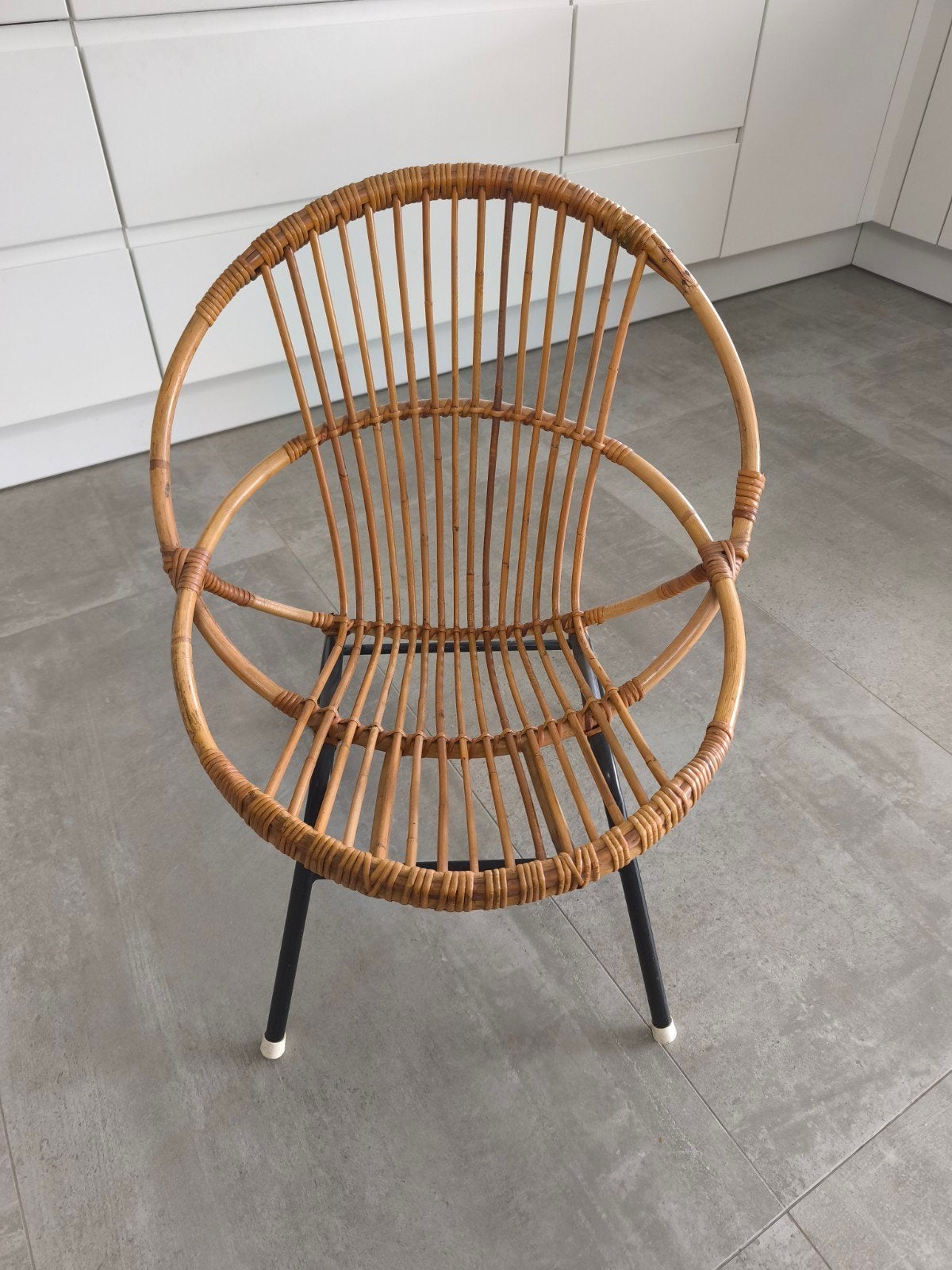 Vintage rotan stoeltje, Huis en Inrichting, Ophalen