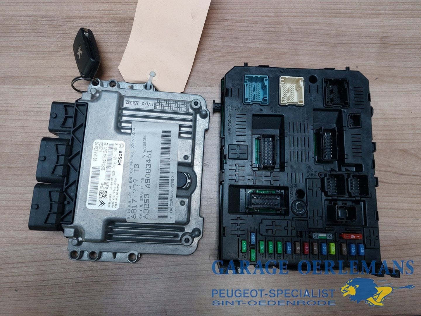 ecu set peugeot 3008 1.6 thp, 134.686 km 9664059080 , 966632, Gebruikt, -, -, ARN erkend